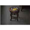 Image 1 : ANTIQUE CHINESE HARDWOOD & MARBLE INSET STOOL
