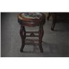 Image 3 : ANTIQUE CHINESE HARDWOOD & MARBLE INSET STOOL
