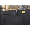 Image 3 : CHINESE ELMWOOD BLACK LACQUER CONSOLE TABLE W/4 DRAWERS & CENTER CABINET (38 1/2" X 9 3/4" X 35 1/2"