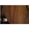 Image 5 : WOODEN MOON SCULPTURE ON PEDESTAL STAND, CHAMCHA WOOD (62" X 9" X 102")