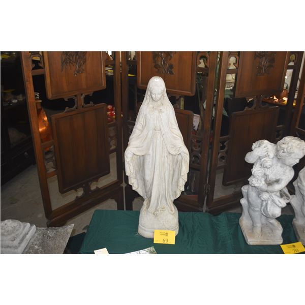 33" VIRGIN MARY STATUE