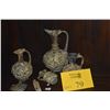 Image 1 : MIX COLLECTION OF PERSIAN GLASS, EWERS, ETC. (6 PCS)