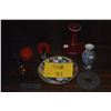 Image 1 : MIX COLLECTION OF CHINESE COLLECTIBLES: VASES, COIN, BOXES, LOCK, PLATES, ETC.  (10 PCS)