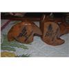 Image 3 : PAIR "HANA HAWAII" HAND TOOLED OHAI APE CANDLESTICK HOLDERS (PAIR)
