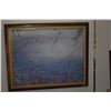Image 2 : KOA FRAMED OIL ON CANVAS, "AS IF STANDING ON FISHES: SIGNED PHUONG TRAN (32" X 26")