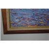 Image 3 : KOA FRAMED OIL ON CANVAS, "AS IF STANDING ON FISHES: SIGNED PHUONG TRAN (32" X 26")