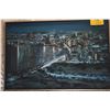 Image 3 : FRAMED OIL ON CANVAS, "HONOLULU CITY LIGHTS:; SIGNED, 1969 (36" X 24")