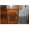 Image 3 : VINTAGE MID CENTURY CARVED KOA DRESSING TABLE W/6 DRAWERS, MIRROR & APE LEAF CARVINGS