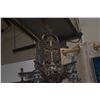 Image 3 : ANTIQUE ART DECO 5 LIGHT CHANDLIER