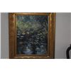 Image 3 : FRAMED OIL ON CANVAS, WATER LILLIES; SIGNED ALEXANDER KIRK