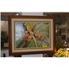 Image 1 : FRAMED GICLEE, "COCO PALMS" BY DANA QUEEN (43 1/2" X 35")