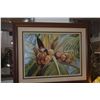 Image 2 : FRAMED GICLEE, "COCO PALMS" BY DANA QUEEN (43 1/2" X 35")