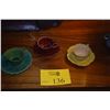 Image 1 : COLLECTION OF HAWAIIAN POTTERS GUILD CUPS & SAUCERS (6 PCS)