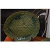 Image 2 : COLLECTION OF HAWAIIAN POTTERS GUILD WATER LILY LEAF PLATES (4 PCS) (DOES NOT INCLUDE STAND)