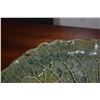 Image 4 : COLLECTION OF HAWAIIAN POTTERS GUILD WATER LILY LEAF PLATES (4 PCS) (DOES NOT INCLUDE STAND)