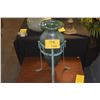 Image 1 : 18" ART GLASS VASE ON BRONZE STAND