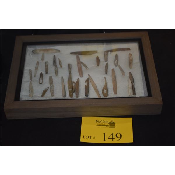ALASKAN FISHING TOOLS: MARINE IMPLEMENTS, INUIT OR HIDA, TRIBES, ARCTIC SCUTTLE ITEMS