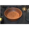 Image 2 : LARGE AGATIZED WOOD BOWL (14" X 4 1/2")