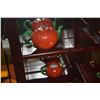 Image 3 : COLLECTION OF MINIATURE TEAPOTS, SUGAR BOWLS, CUPS, PLATES & PINEAPPLE (14 PCS)