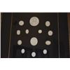 Image 3 : FRAMED ANTIQUE (1895) PLASTER CAMEO MOLDS OF GREEK DESIGNS W/GOLD BANDS (PREVIOUSLY OWNED BY CLAIR E