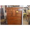 Image 2 : CENTURY FURNITURE "DESTINATIONS" COLLECTION GENTLEMEN'S CHEST W/9 DRAWERS & CENTER COMPARTMENT (45" 