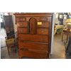 Image 3 : CENTURY FURNITURE "DESTINATIONS" COLLECTION GENTLEMEN'S CHEST W/9 DRAWERS & CENTER COMPARTMENT (45" 