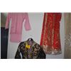Image 1 : CHINESE ELABORATE WEDDING COAT & DRESS (DRAGON/PHOENIX) COUCHING TECHNIQUE & PAJAMA SET (3 PCS)