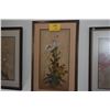 Image 1 : FRAMED PAINTING ON SILK (19" X 30")