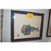 Image 2 : FRAMED BLOCK PRINT, OTSUKA '82 (24" X 21 1/2")