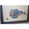 Image 3 : FRAMED BLOCK PRINT, OTSUKA '82 (24" X 21 1/2")
