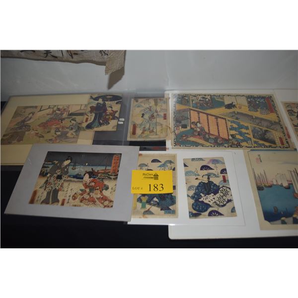 COLLECTION OF JAPANESE WOODBLOCK PRINTS