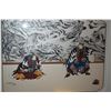 Image 3 : FRAMED WOODBLOCK PRINT; SIGNED (22" X 18")