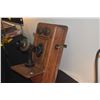 Image 2 : ANTIQUE KELLOGG WOODEN WALL TELEPHONE