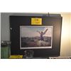 Image 1 : FRAMED PHOTOGRAPHIC PRINT OF SINGER-SONGWRITER JONI MITCHELL, 1978 BY PHOTOGRAPHER HENRY DILTZ (22" 
