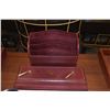 Image 4 : LEATHER DESK SET W/BLOTTER, TRAYS, LETTER & PEN HOLDERS & GEORG JENSEN DESK SET