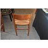 Image 4 : MID CENTURY DANISH MODERN TEAK CHAIR W/WOVEN SEAGRASS SEAT