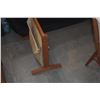 Image 3 : VINTAGE MID-CENTURY MODERN TEAK & CANVAS MAGAZINE RACK MADE BY BRDR. FURBO IN DENMARK, 1960'S