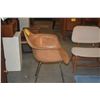 Image 3 : EARLY HERMAN MILLER EAMES FIBERGLASS ARM SHELL CHAIR W/DISTINCTIVE ROPE EDGE & STEEL X-BASE
