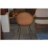 Image 4 : EARLY HERMAN MILLER EAMES FIBERGLASS ARM SHELL CHAIR W/DISTINCTIVE ROPE EDGE & STEEL X-BASE