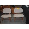 Image 1 : PAIR MID CENTURY MODERN "TEVE" EASY CHAIRS, DESIGNED BY ALF SVENSSON, SWEDEN, 1950'S (PAIR)