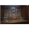 Image 2 : IMPERIAL GLASS CANDLEWICK GLASS PLATTER & BOWLS (3 PCS) (DOES NOT INCLUDE STAND)