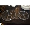 Image 3 : IMPERIAL GLASS CANDLEWICK GLASS PLATTER & BOWLS (3 PCS) (DOES NOT INCLUDE STAND)