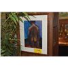 Image 1 : KOA FRAMED PAINTING, MALE NUDE TORSO