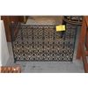 Image 2 : BLACK WROUGHT IRON DECORATIVE SCREEN