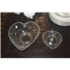 Image 3 : IMPERIAL GLASS CANDLEWICK PLATE & BOWLS (3 PCS) (DOES NOT INCLUDE STAND)