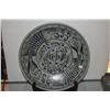 Image 3 : ANNAM BLUE & WHITE DECORATED CHARGER (14"), FISH PLATE (5 1/4") & CHINESE BOX (3 PCS) (DOES NOT INCL