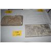 Image 1 : CHINESE MOLDED CLAY RELIEF TITLES (13 1/4" X 6 1/4" & 11 3/4" X 6 3/4") (2 PCS)