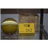 Image 1 : CATS EYE CRYSTAL BALL ON STAND W/BOX