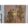 Image 1 : ANTIQUE GILT CARVED THAI FIGURAL SCULPTURES (2 PCS)