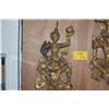 Image 3 : ANTIQUE GILT CARVED THAI FIGURAL SCULPTURES (2 PCS)
